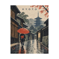 Kyoto Rainy Lane Poster product view 8