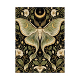 Luna Moth Art Nouveau Poster product view 2