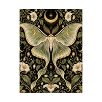 Luna Moth Art Nouveau Poster product view 2