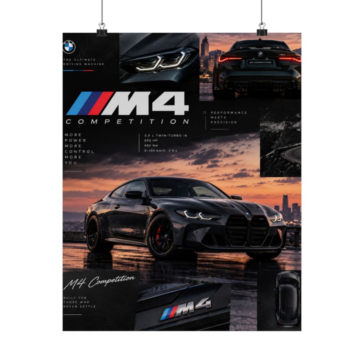 M4 Competition Poster product view 4
