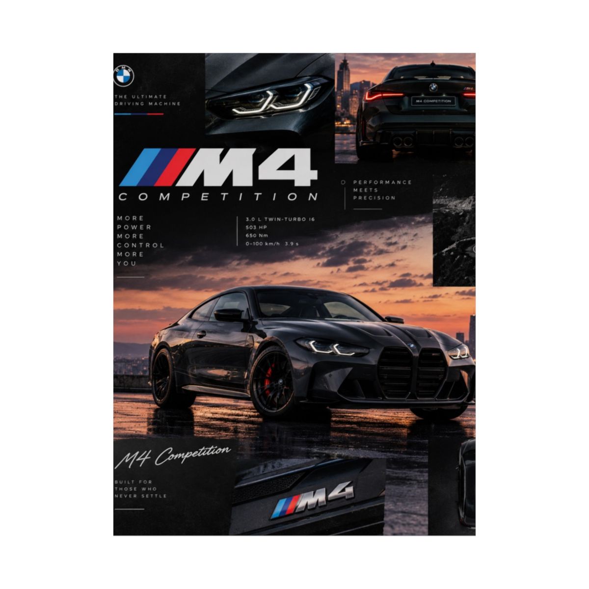 M4 Competition Poster product view 2