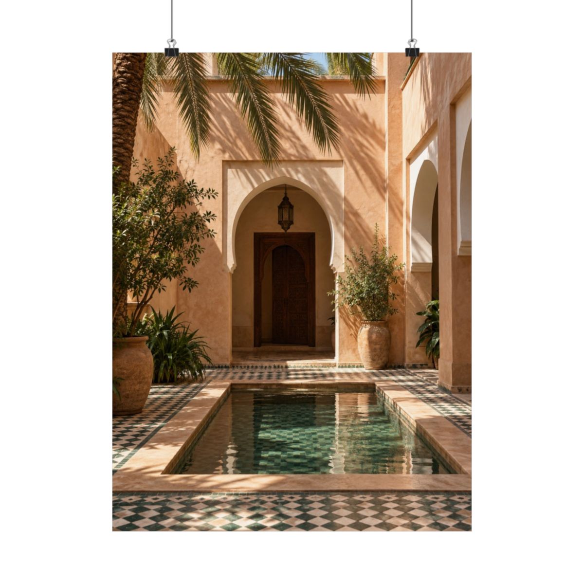 Marrakech Riad Archway Poster product view 1