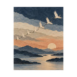 Migratory Cranes Poster product view 8
