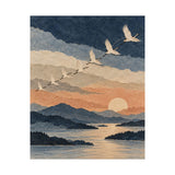 Migratory Cranes Poster product view 5