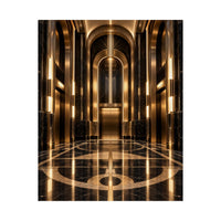 Neo Deco Elevator Lobby Poster product view 5
