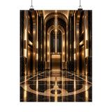 Neo Deco Elevator Lobby Poster product view 7
