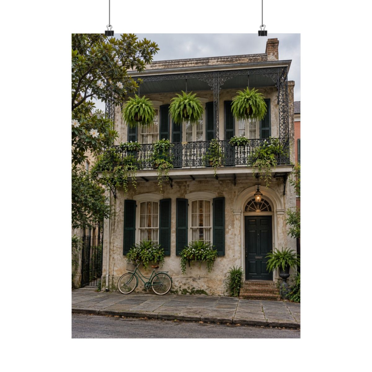 New Orleans Iron Balcony Poster product view 1