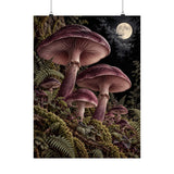 Nocturnal Mushroom Forest Poster product view 1
