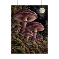 Nocturnal Mushroom Forest Poster product view 1
