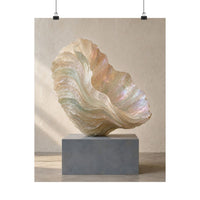 Opalescent Shell Sculpture Poster product view 4