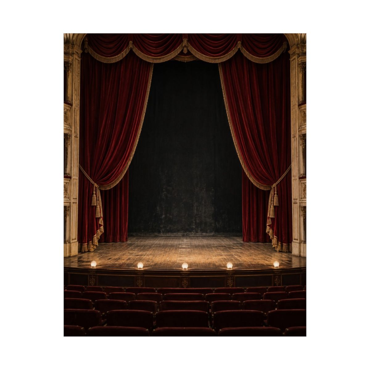 Opera Stage Curtains Poster product view 5