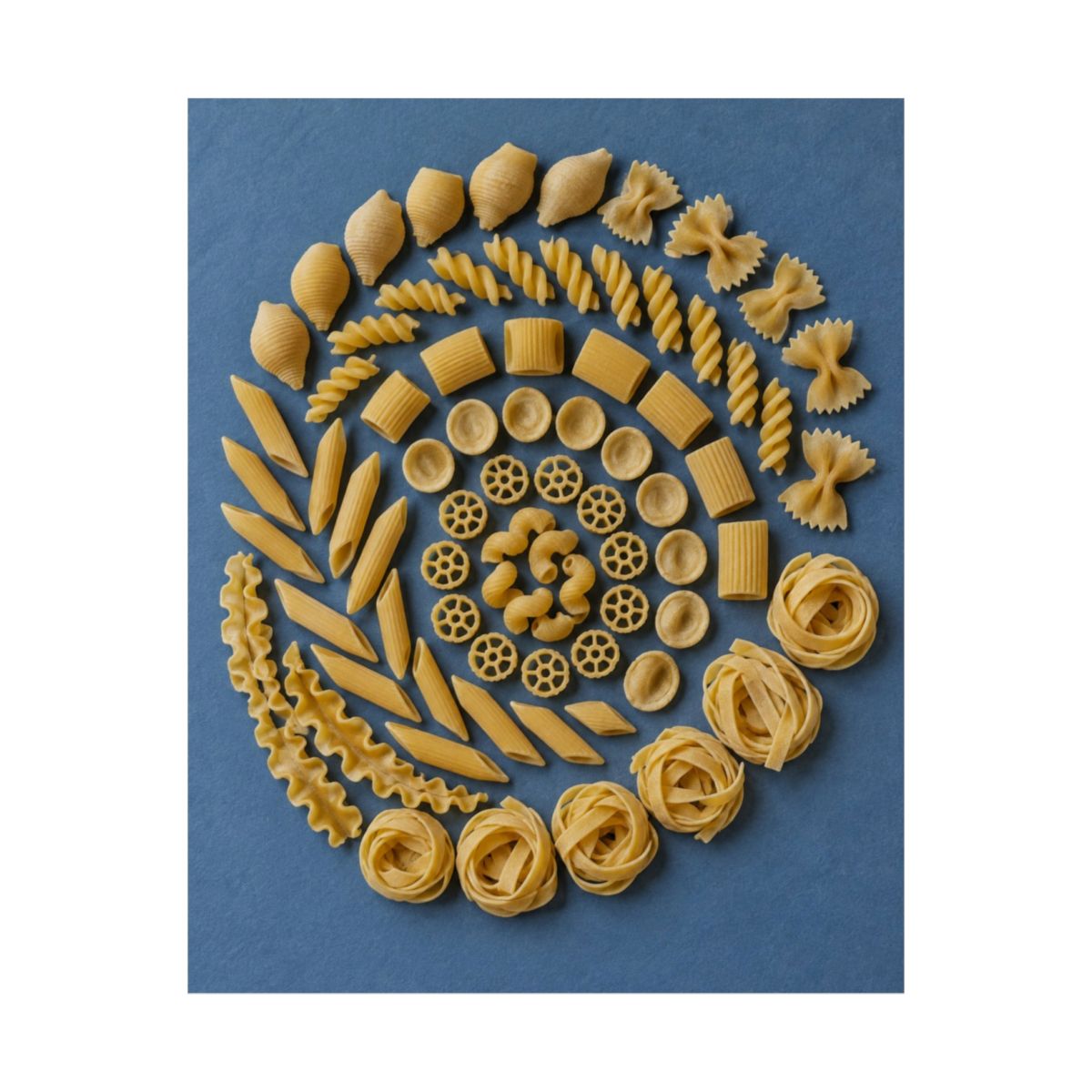 Pasta Shapes Spiral Poster product view 5