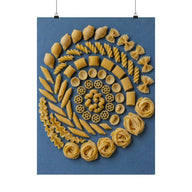 Pasta Shapes Spiral Poster product view 1