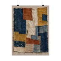 Patchwork Mending Textile Poster product view 1