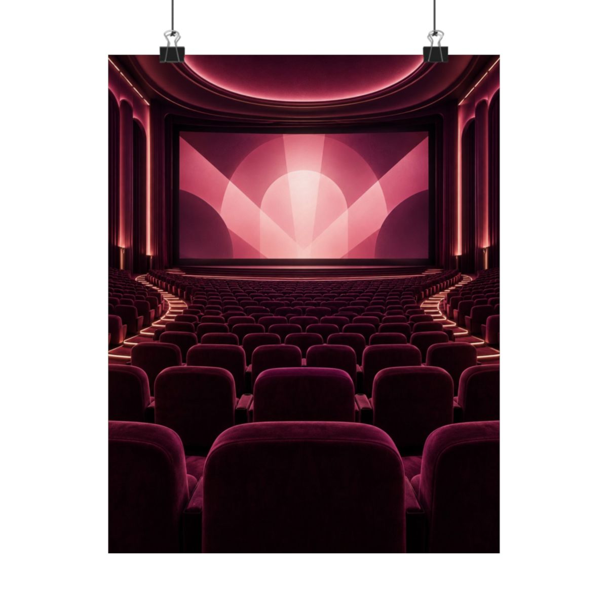Plum Cinema Interior Poster product view 7