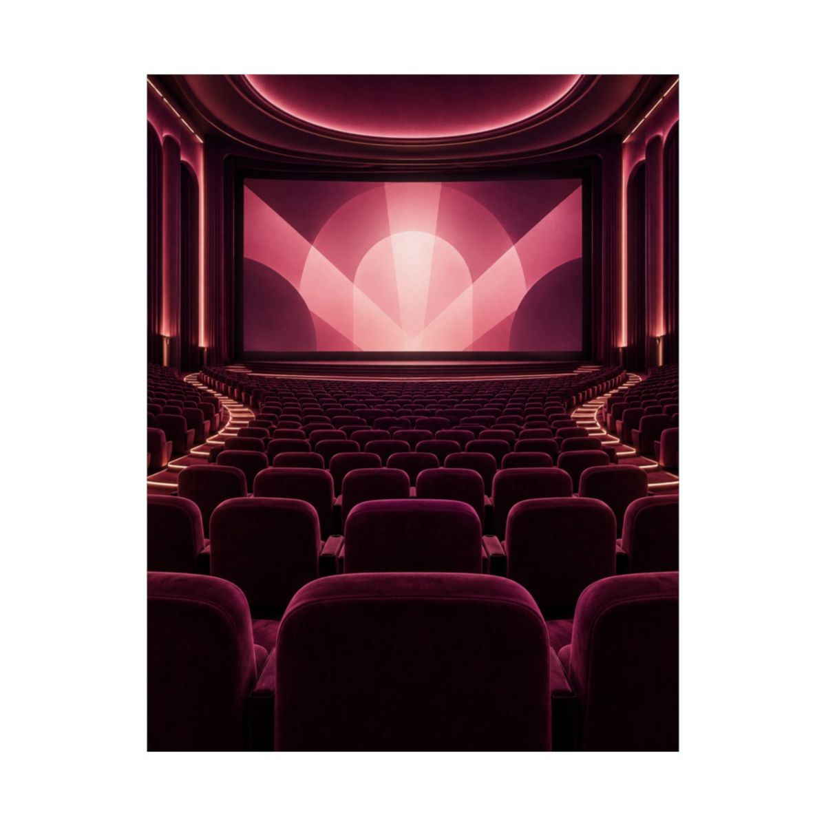 Plum Cinema Interior Poster product view 8