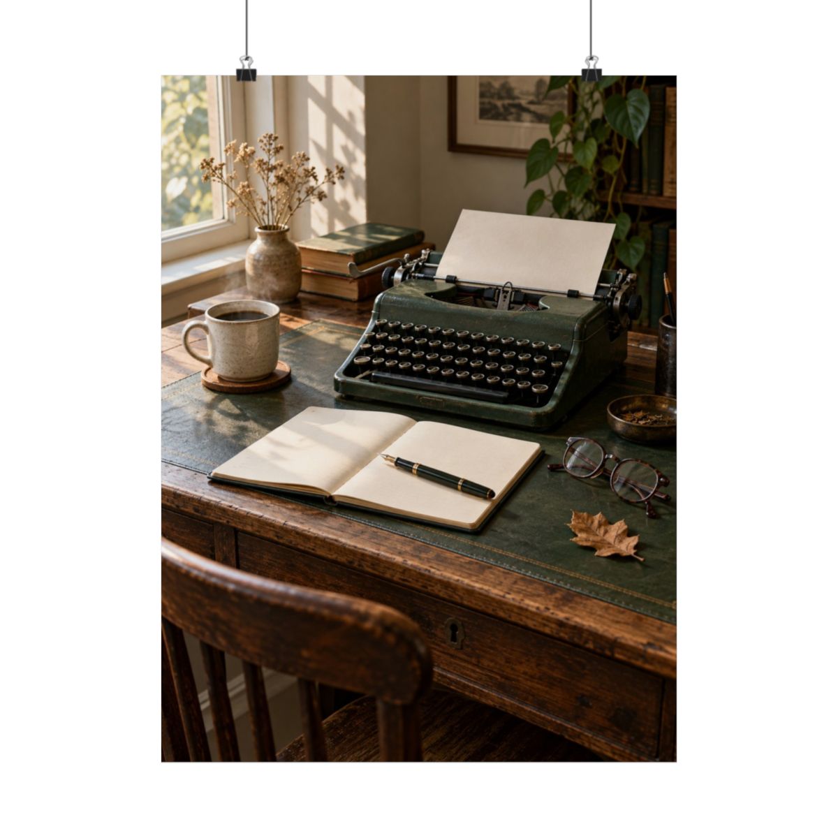 Poet Desk Still Life Poster product view 1