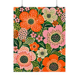 Polka Dot Flower Garden Poster product view 4