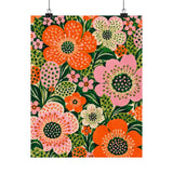 Polka Dot Flower Garden Poster product view 7