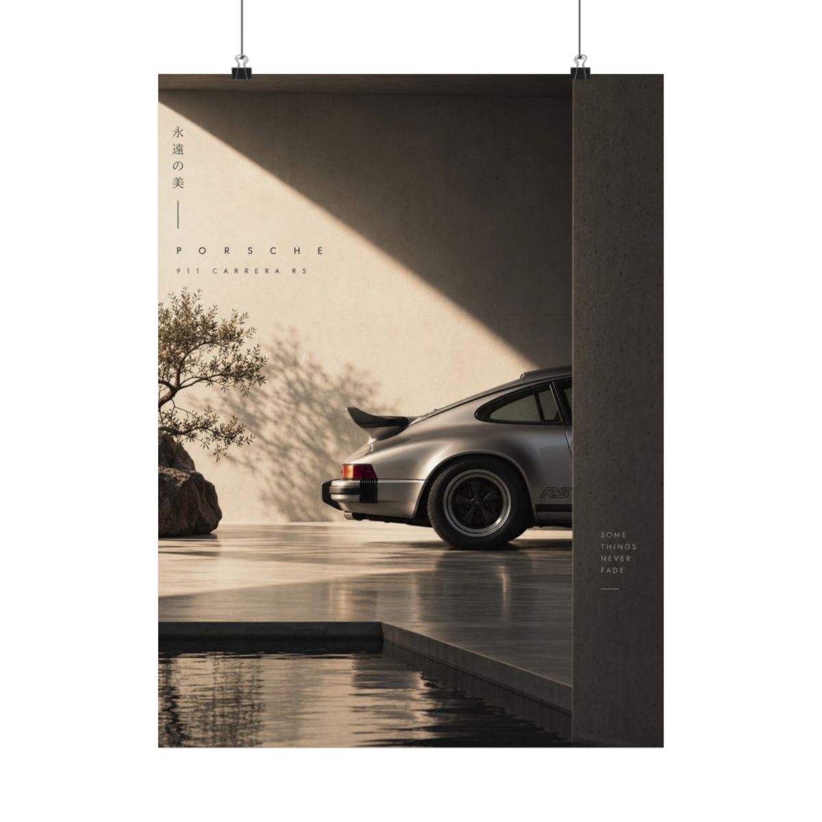 Porsche 911 Carrera RS Poster product view 1