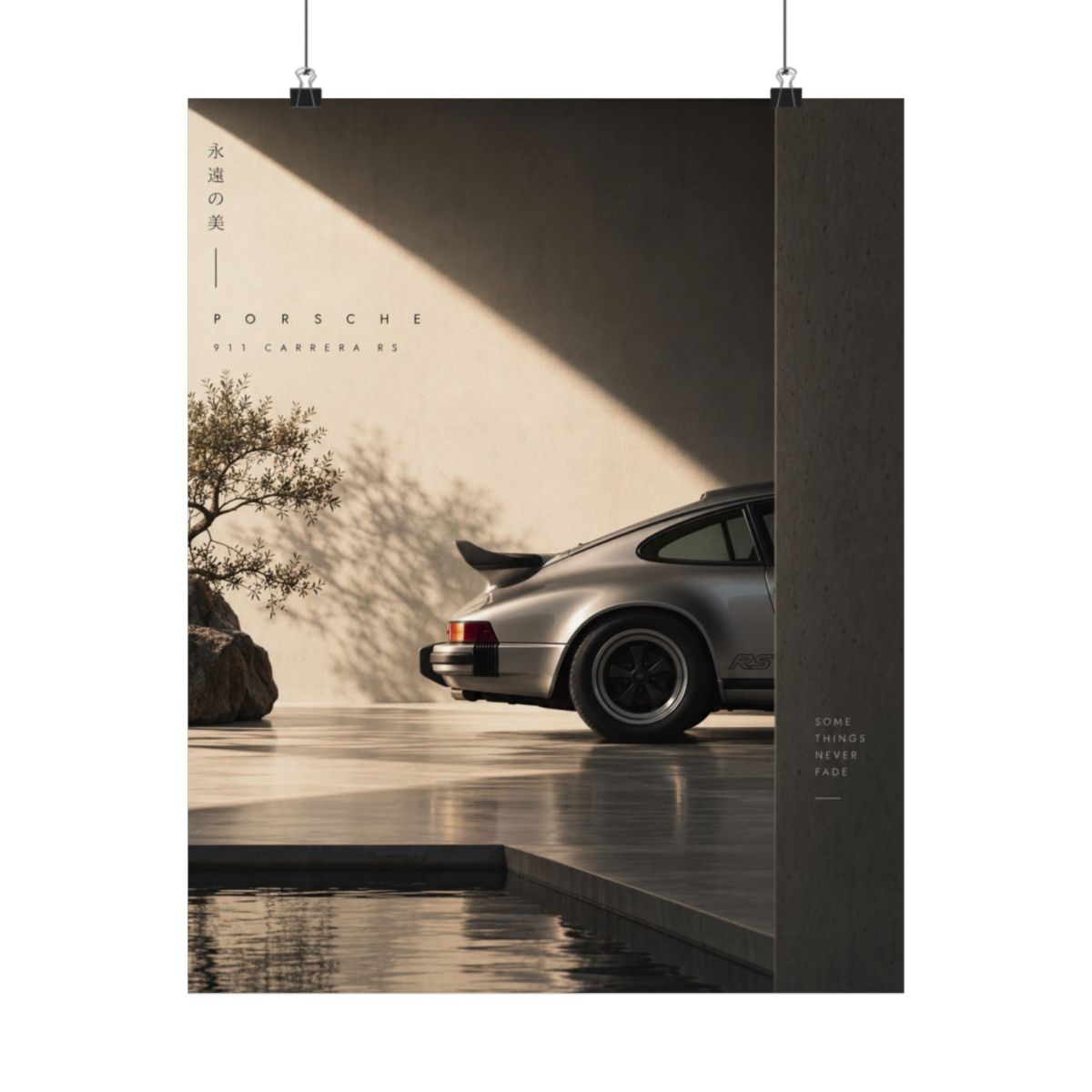 Porsche 911 Carrera RS Poster product view 4