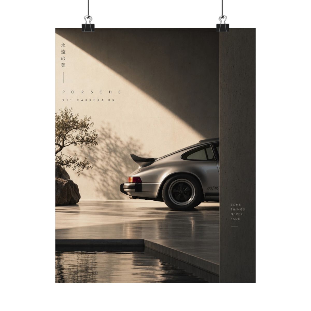 Porsche 911 Carrera RS Poster product view 7