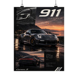Porsche 911 Carrera S Poster product view 7