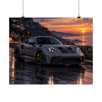 Porsche 911 GT3 RS Sunset Poster product view 4