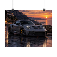 Porsche 911 GT3 RS Sunset Poster product view 1