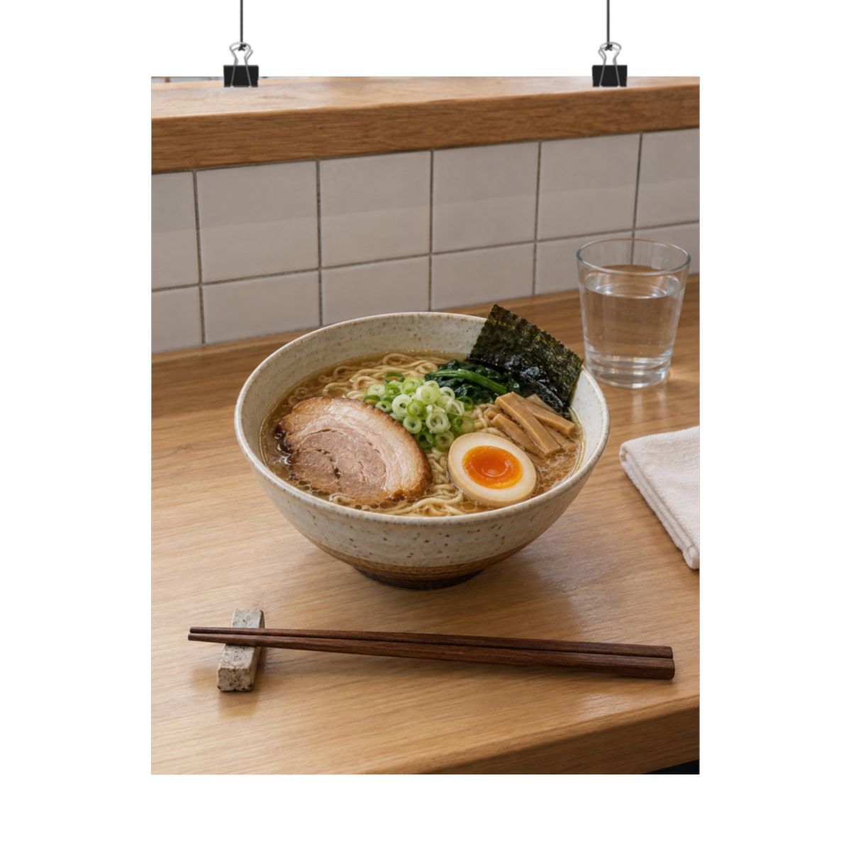 Quiet Ramen Counter Poster product view 7