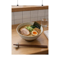 Quiet Ramen Counter Poster product view 1