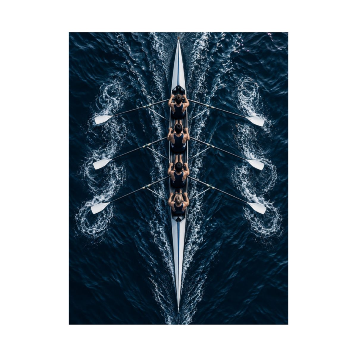 Rowing Shell Poster product view 2