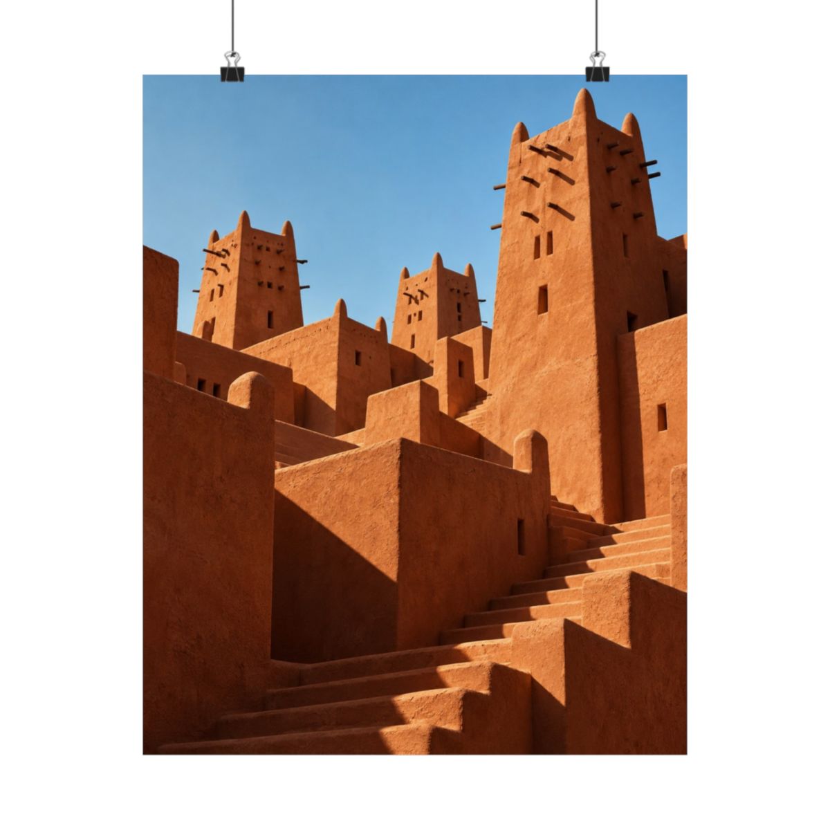 Sahel Earthen Architecture Poster product view 4