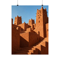 Sahel Earthen Architecture Poster product view 1