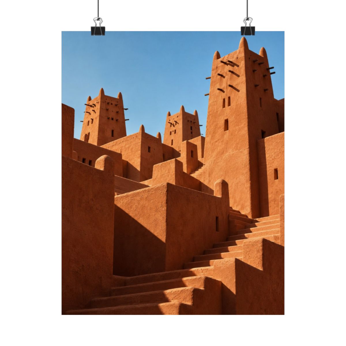 Sahel Earthen Architecture Poster product view 7