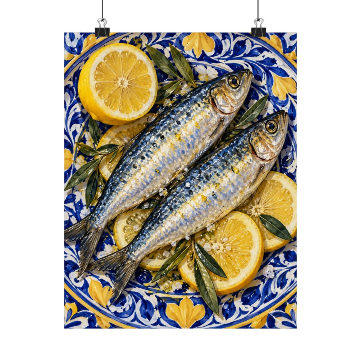 Sardines and Lemons Poster product view 7