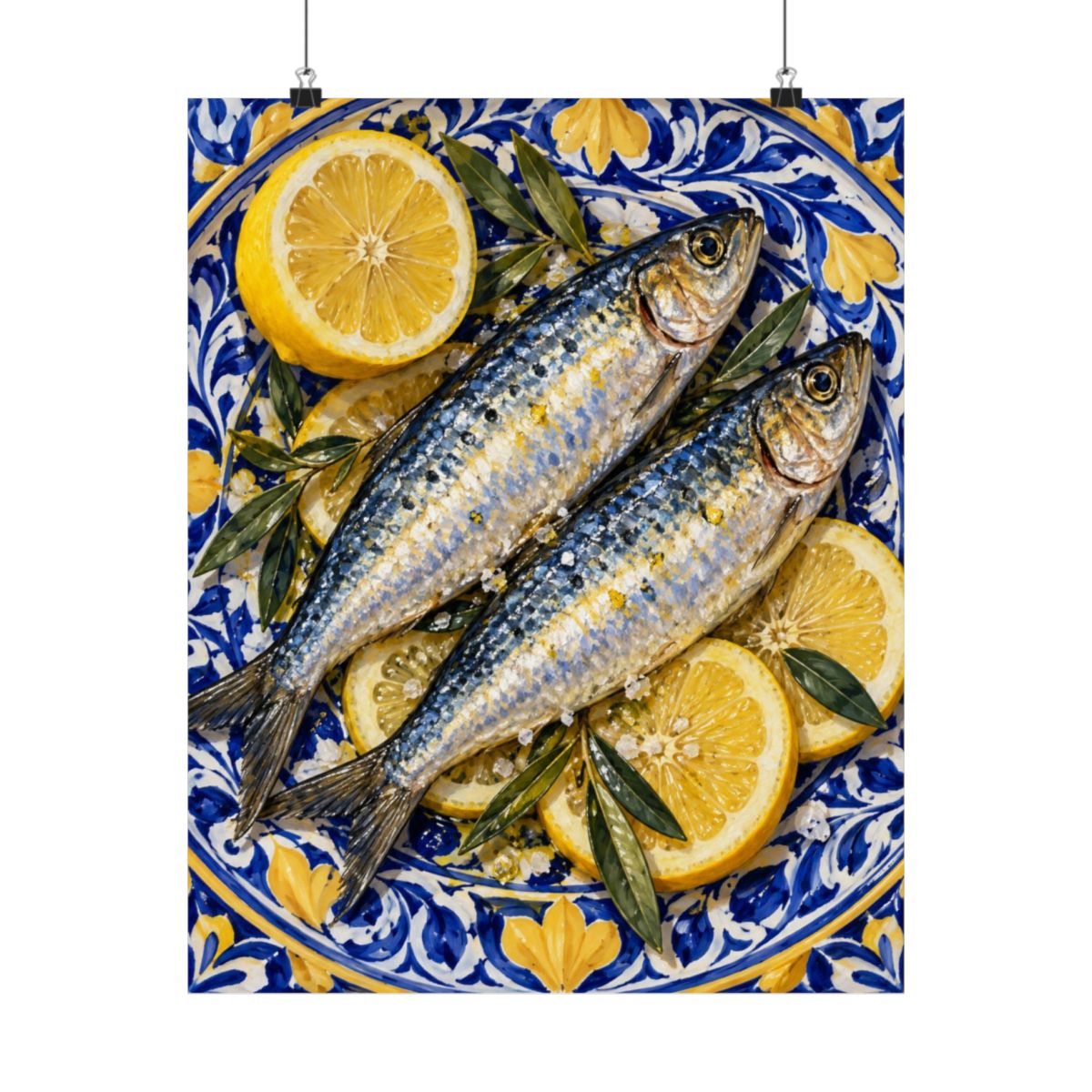 Sardines and Lemons Poster product view 4