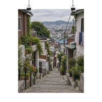 Seoul Hillside Stairway Poster product view 7