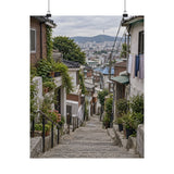 Seoul Hillside Stairway Poster product view 4