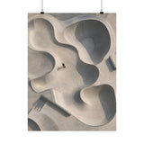 Skateboarder in Concrete Skatepark Poster product view 1