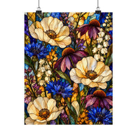 Stained Glass Wildflowers Poster product view 7
