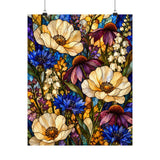 Stained Glass Wildflowers Poster product view 4
