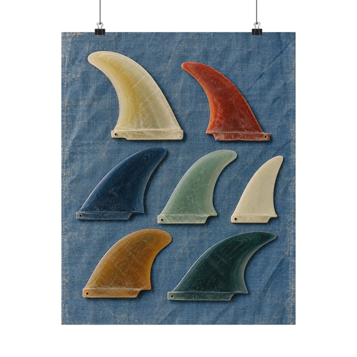 Surf Fin Collection Poster product view 4