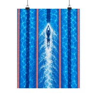 Swimmer In Lane Poster product view 7