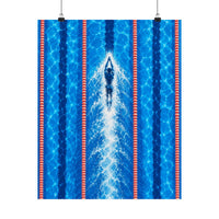 Swimmer In Lane Poster product view 4