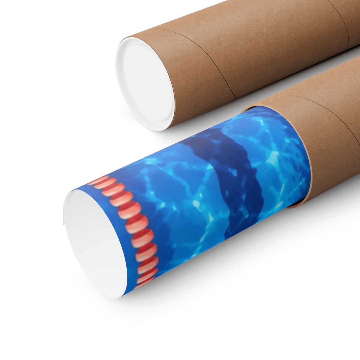 Swimmer In Lane Poster product view 6