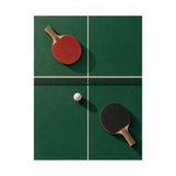 Table Tennis Geometry Poster product view 2