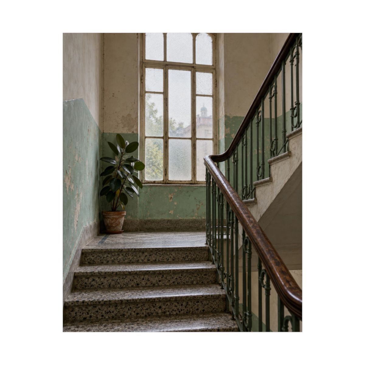Tbilisi Stairwell Poster product view 5