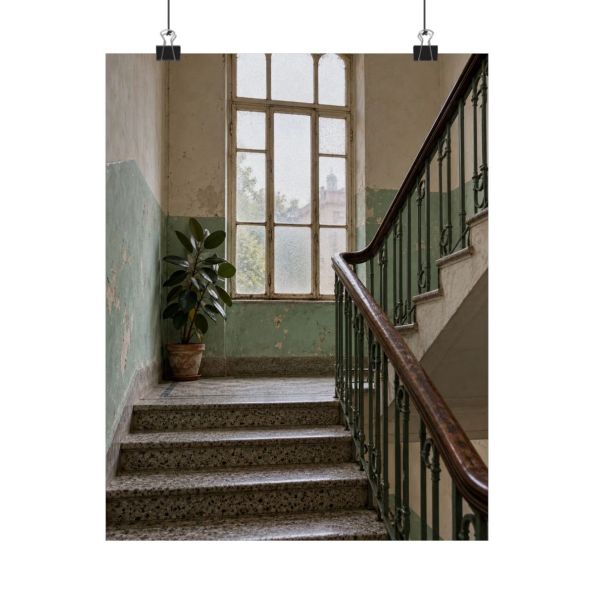 Tbilisi Stairwell Poster product view 7