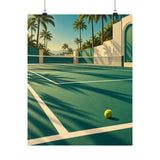 Tennis Court Shadows Poster product view 4
